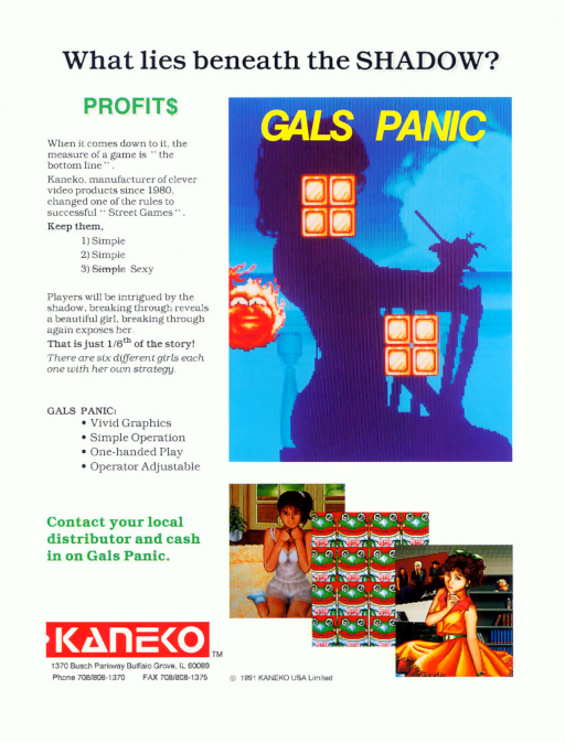 Gals Panic (set 1) Game Cover